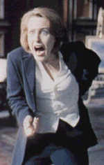 eine ängstliche Scully